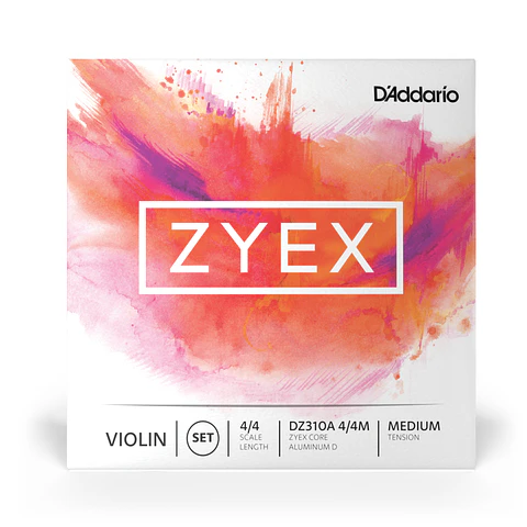 Set de cuerdas Violín 4/4 Zyex Alum Med DZ310A 4/4M Daddario