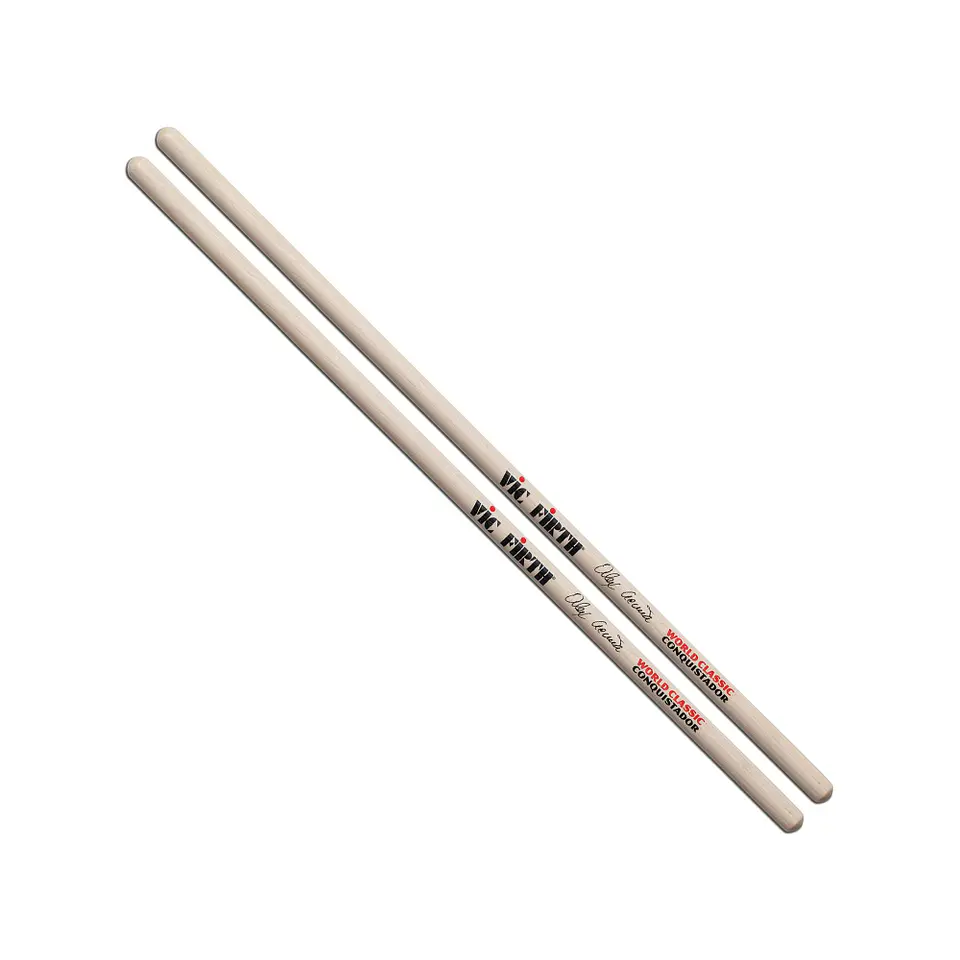 Baquetas Para Timbales Alex Acuña Clear Conquistador SAAC Vic Firth 1