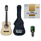 Full Pack Guitarra Acústica Bilbao para Niño Bil-12-nt + Cuerdas Olympia + Afinador Cromático Clip - Miniatura 1