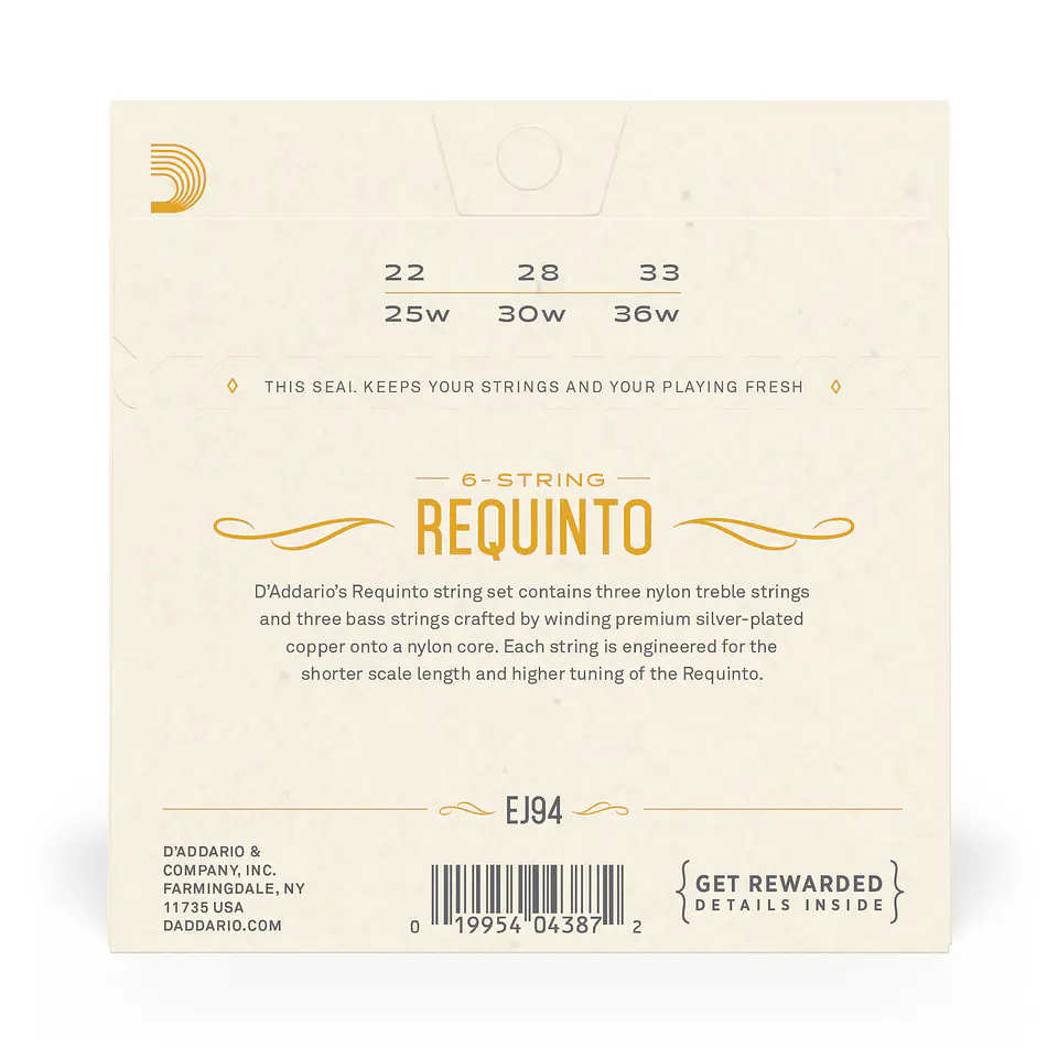 Set de Cuerdas Requinto EJ94 Daddario 3