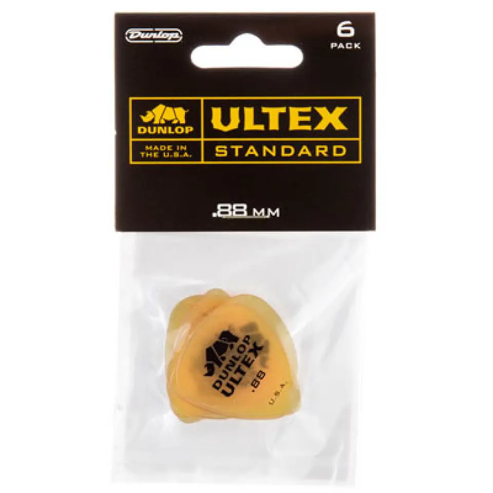 Uñetas Dunlop 421 Ultex Standard 0.88 6 Pack 2