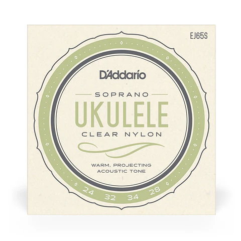 Set de cuerdas Ukelele Soprano Clear EJ65S Daddario