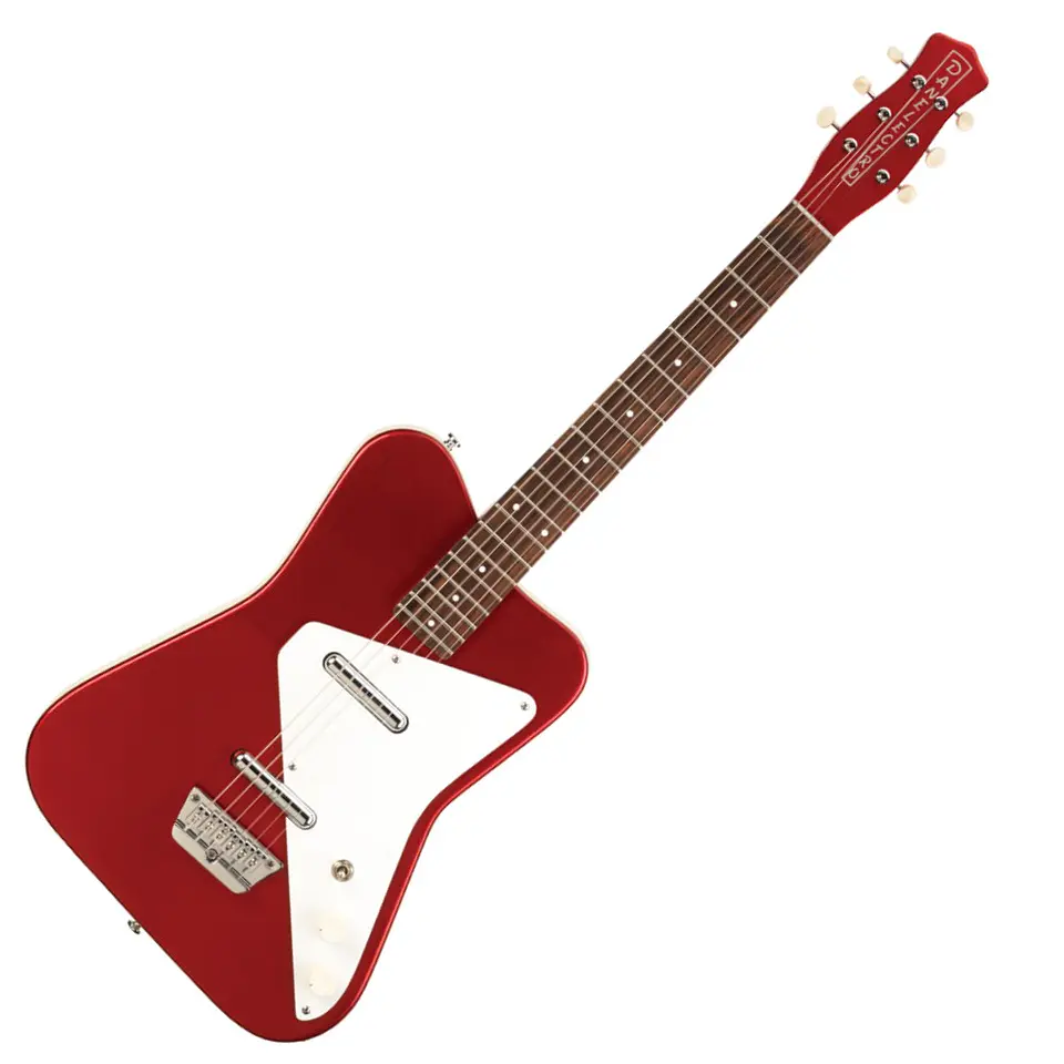 Guitarra eléctrica Pro Guitar Red Metallic Danelectro 3