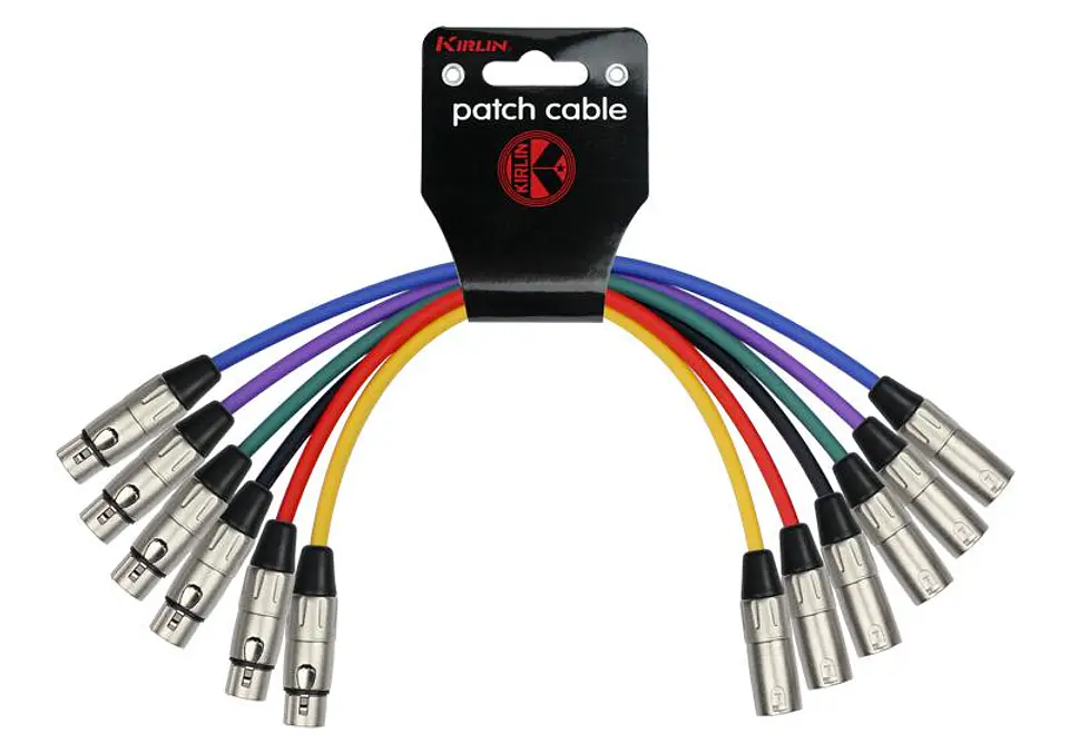 Juego 6 Cables Microfono 0,3M Xlr Macho-Hembra Mp6-480-0.3M 1