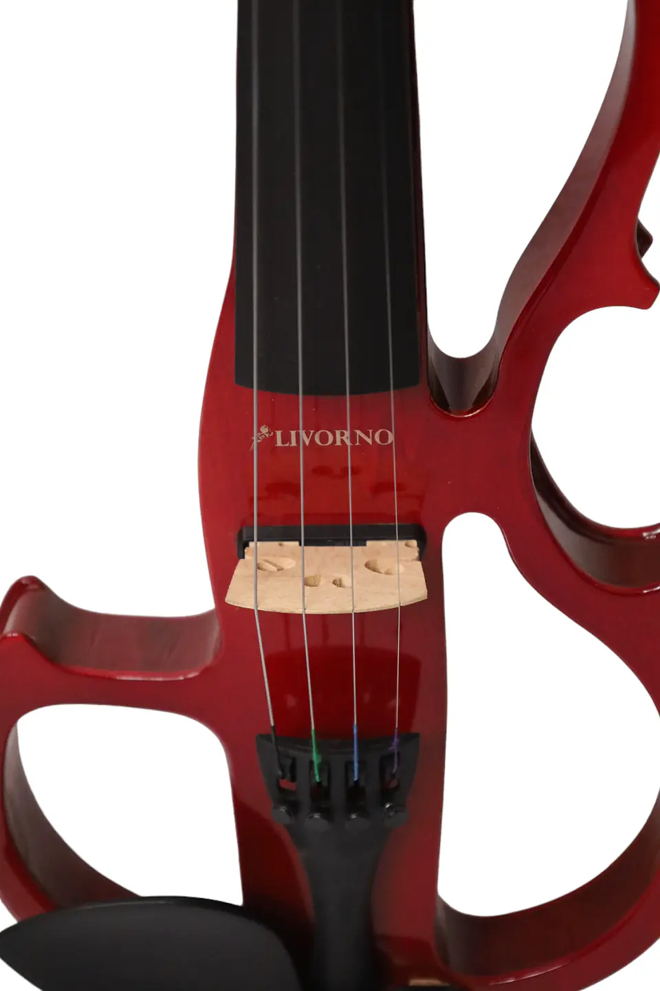Violín Eléctrico Livorno 4/4 Rojo LIV-E-41RD 3