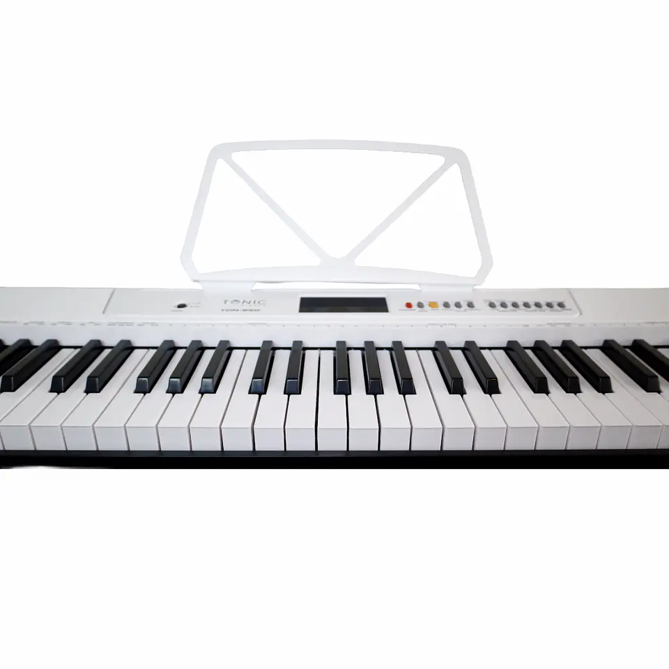 Teclado Musical Piano 61 Notas +Stand+Silla+Aud WHT Ton 650 3