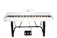 Piano Digital Portable Zimmer Blanco ZIM-800-WH - Miniatura 2