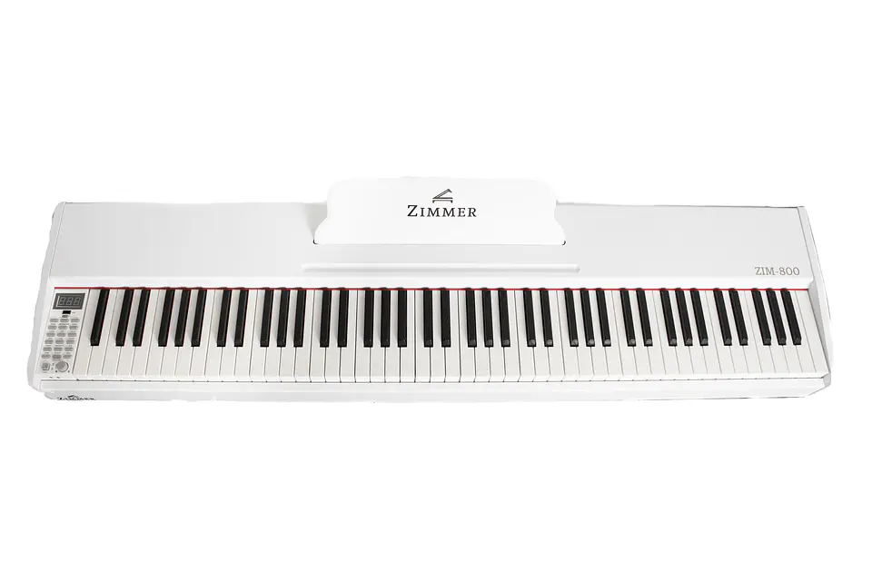 Piano Digital Portable Zimmer Blanco ZIM-800-WH 4