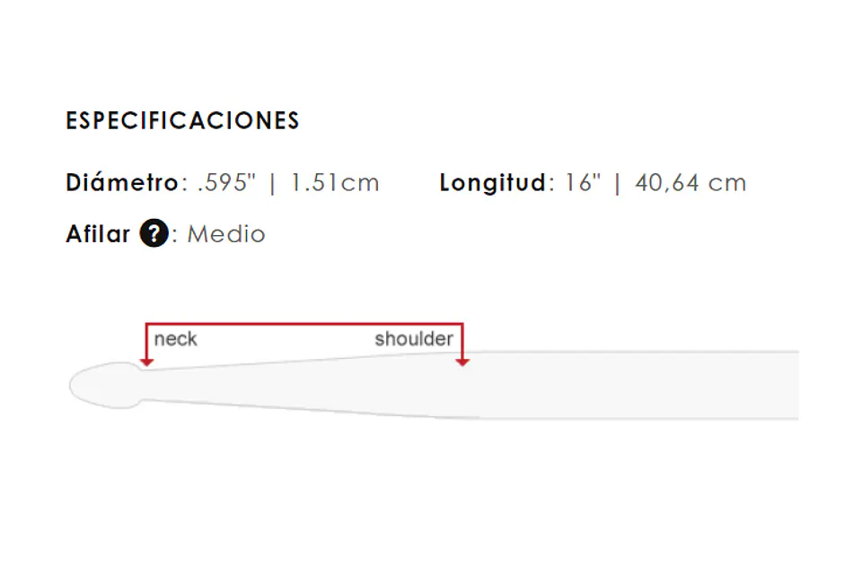 Baquetas Vic Firth 7A NOVA Punta de Madera 2
