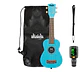 Full Pack Ukelele Ukadelic Kala Soprano Blue Yonder + Afinador Cromático Clip + Correa Allegro - Miniatura 1