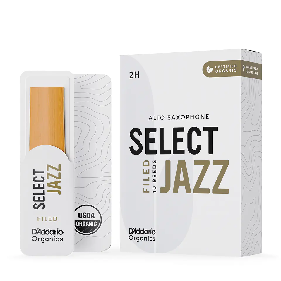 Cañas Saxo Alto 2H Organic Select Jazz Pack 10 Daddario 1