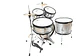 Batería Junior Pro Drums Prd03-Sv - Miniatura 4