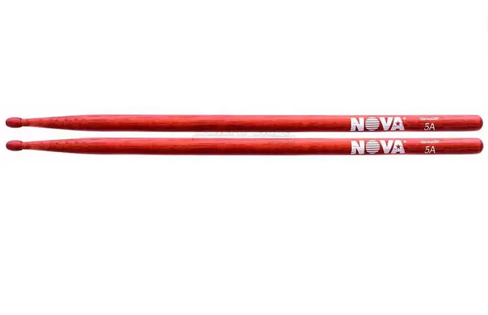 Baquetas Vic Firth 5A NOVA Red Punta de Madera 1