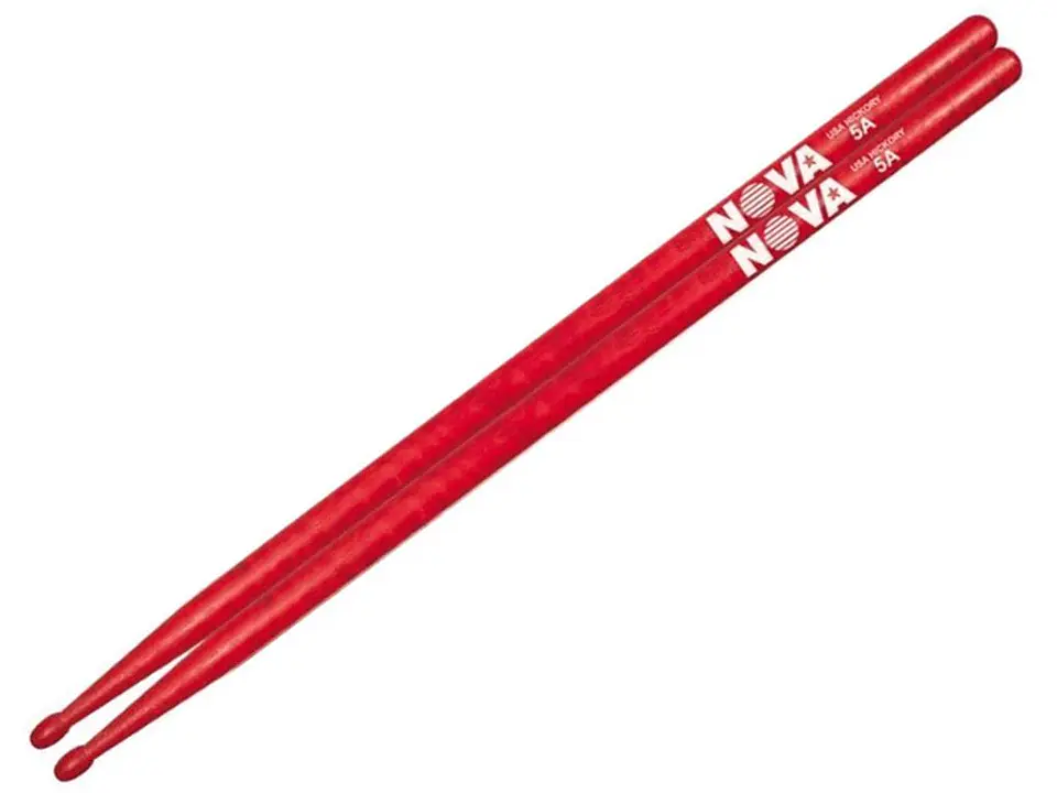 Baquetas Vic Firth 5A NOVA Red Punta de Madera 2
