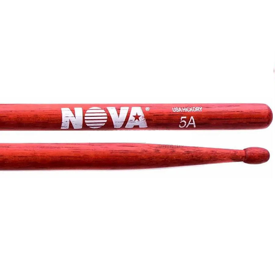 Baquetas Vic Firth 5A NOVA Red Punta de Madera