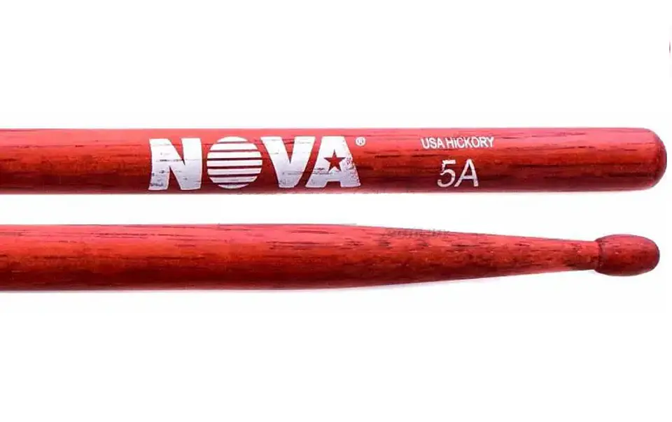 Baquetas Vic Firth 5A NOVA Red Punta de Madera 3