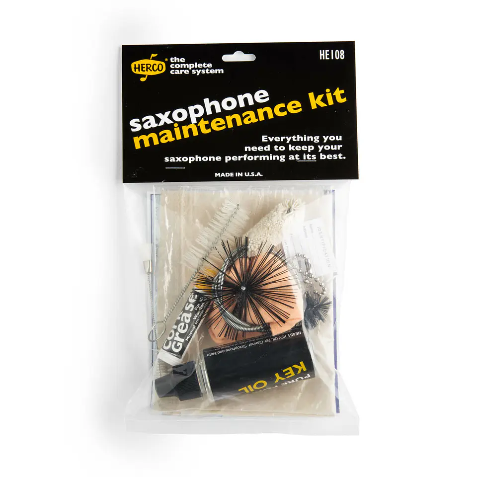 Set Mantención Dunlop para Saxofón Herco Dunlhe108 2