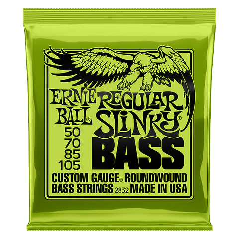 SET DE CUERDAS BAJO ERNIE REGULAR SLINKY NICKEL 50 - 105