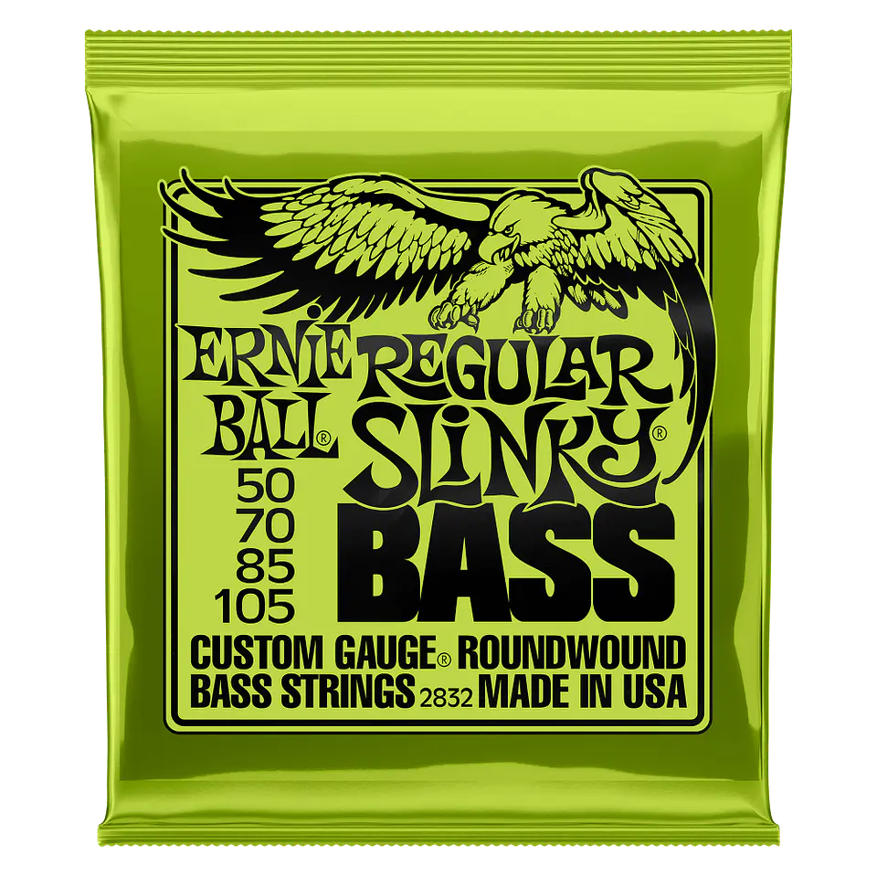 SET DE CUERDAS BAJO ERNIE REGULAR SLINKY NICKEL 50 - 105 1