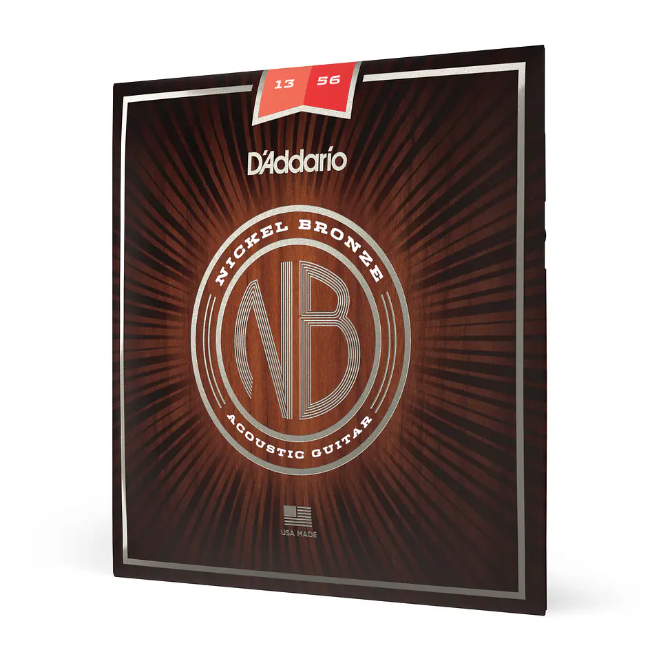 Set Cuerdas Guitarra Acústica Bronze 13-56 NB1356 Daddario 1