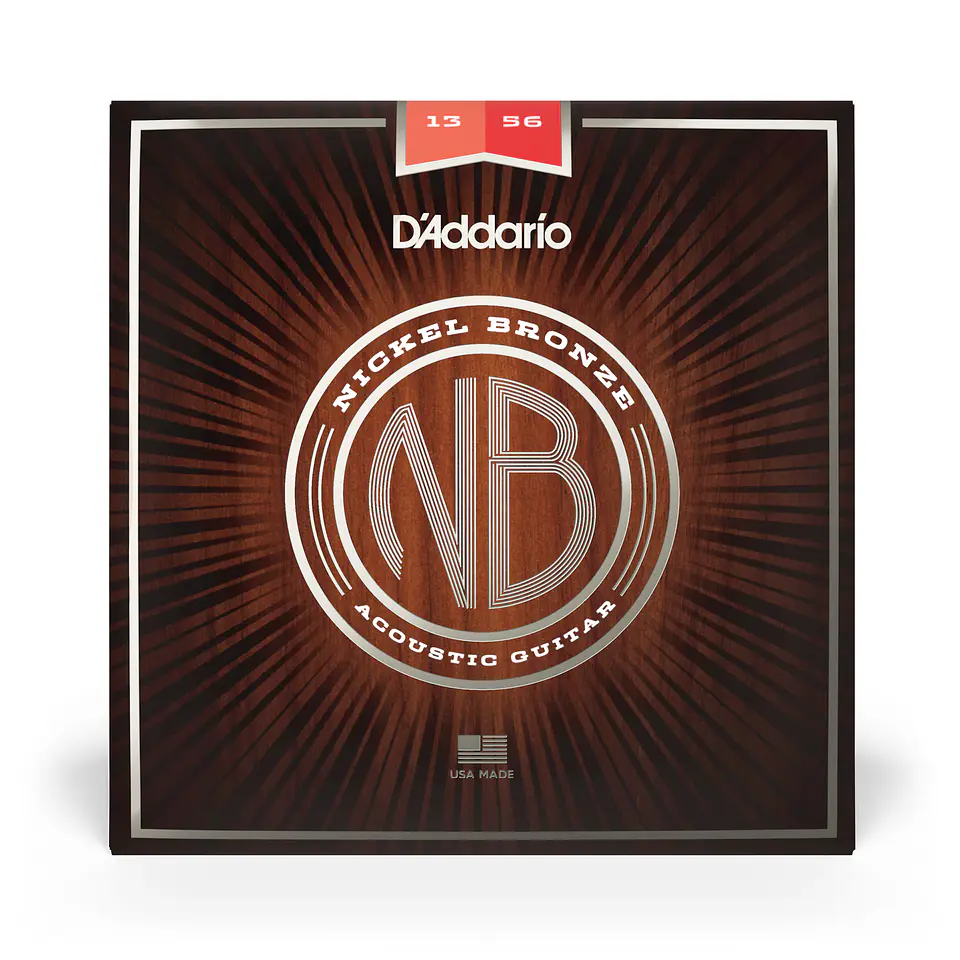 Set Cuerdas Guitarra Acústica Bronze 13-56 NB1356 Daddario 2