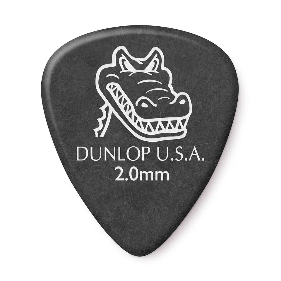 Uñetas Dunlop Gator Grip 417R 2.0 Bolsa 72Un 1