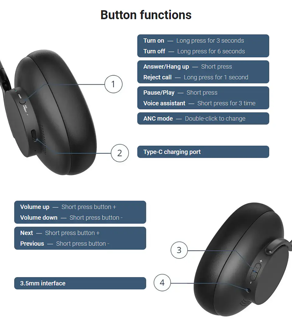Audífono BT H10 KZ 4