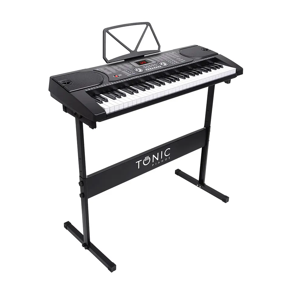 Teclado Musical Piano 61 Notas+Stand Ton-600 1