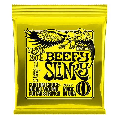 Cuerdas Guitarra Eléctrica Beefy Slinky Ernie Ball 11-54 2627