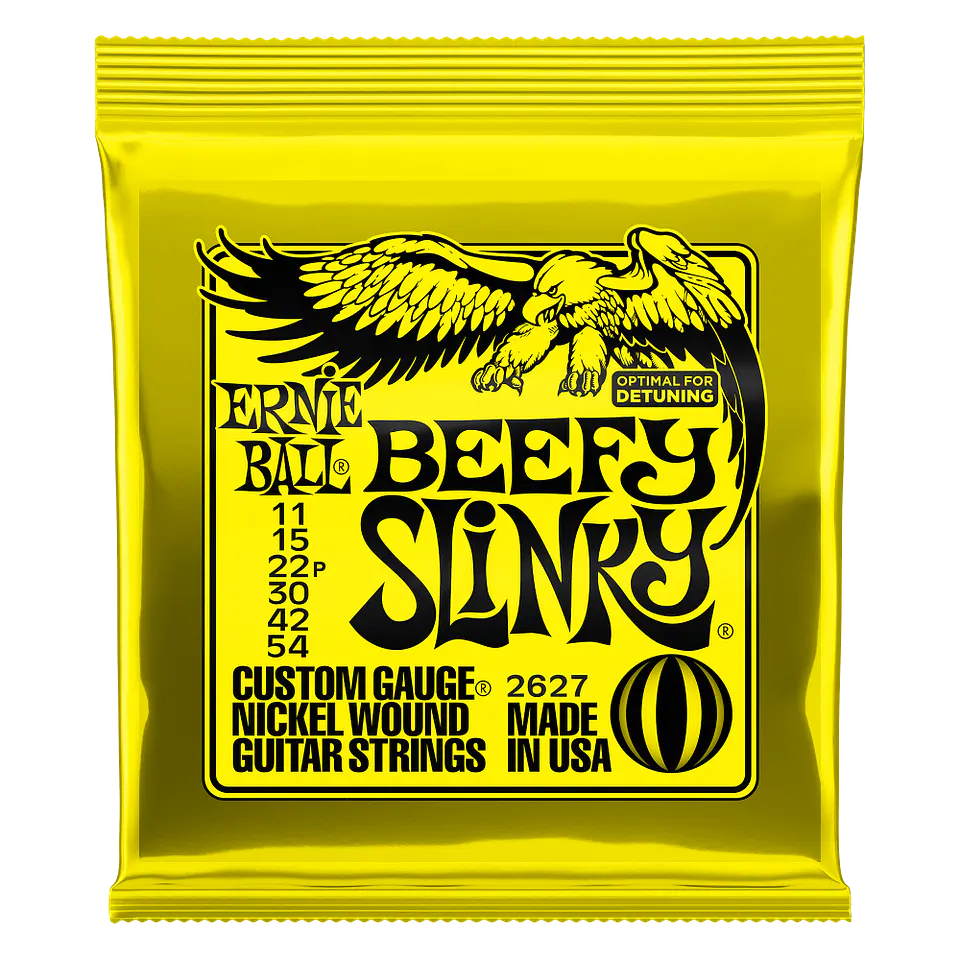 Cuerdas Guitarra Eléctrica Beefy Slinky Ernie Ball 11-54 2627 1
