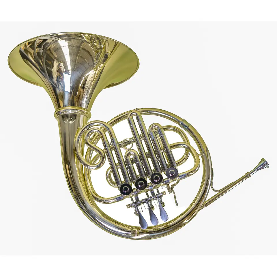 Corno Francés Dorado Allegro 4 Llaves Bb All7752L 1