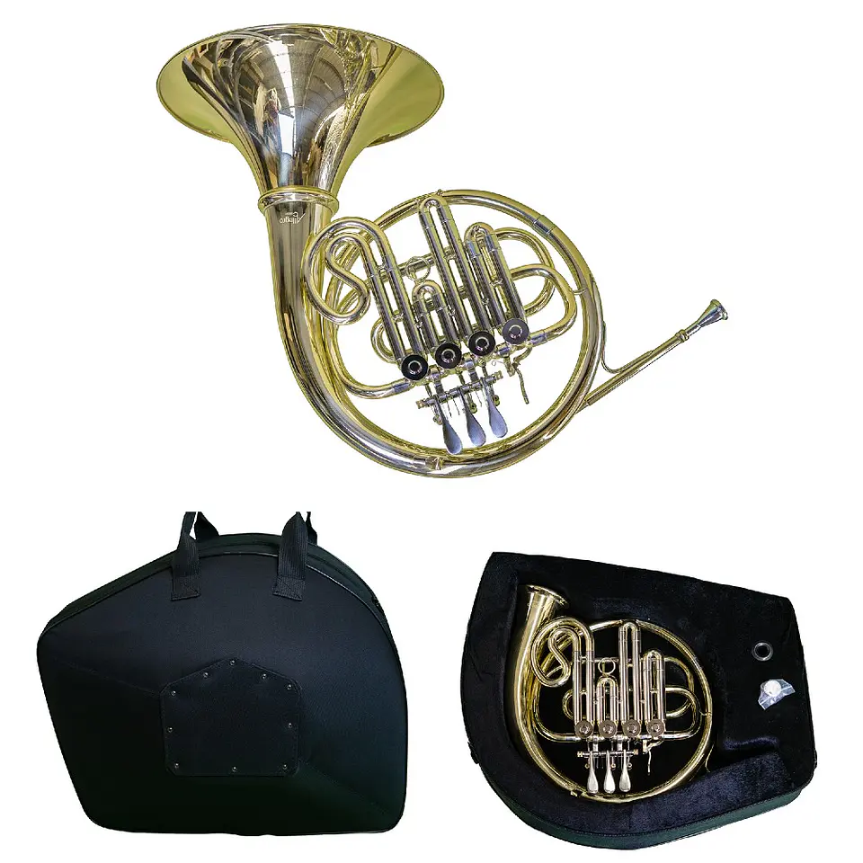 Corno Francés Dorado Allegro 4 Llaves Bb All7752L 3