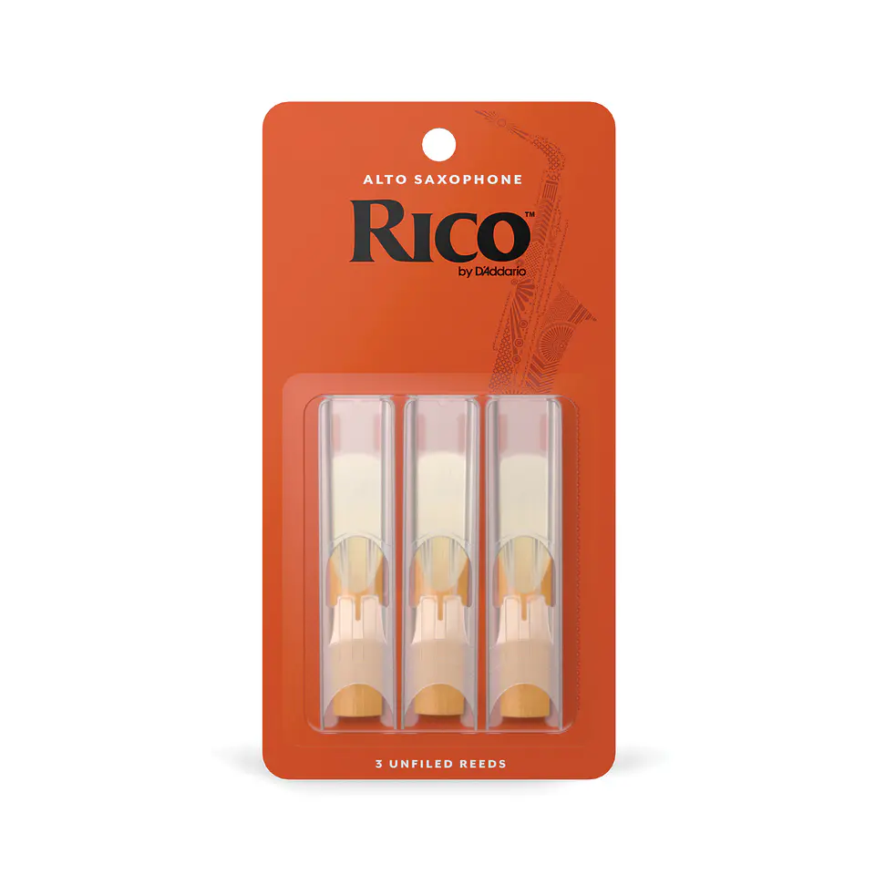 Cañas Saxo Alto 2.0 pack 3 Rico RJA0320 Daddario 1
