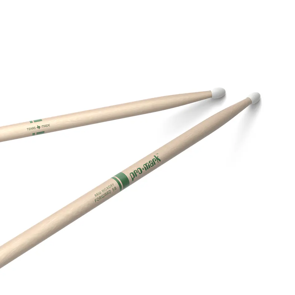 Baquetas 5B Raw Nylon Hickory Forward Pro Mark 1