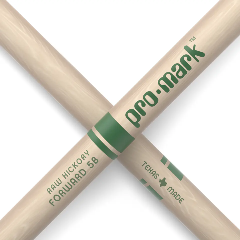 Baquetas 5B Raw Nylon Hickory Forward Pro Mark 5
