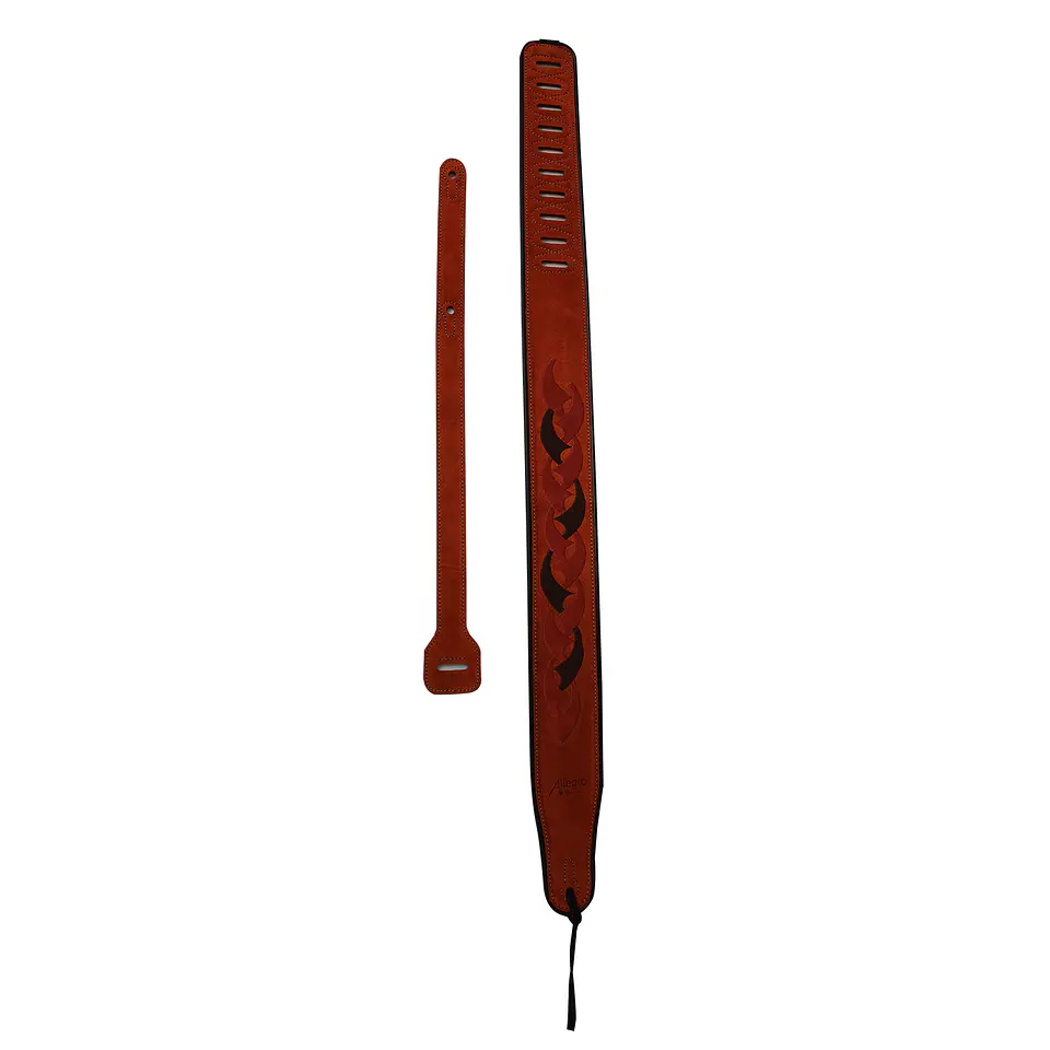 Correa Para Guitarra O Bajo Allegro Cuero EM ALL-LGST-28 1