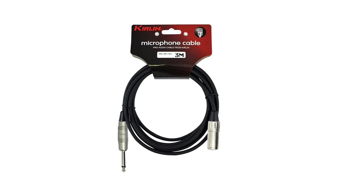 Cable Micrófono Kirlin Xlr (M)- Plug 3M Mpc-281Pn-3