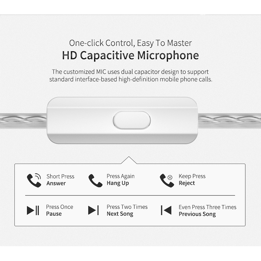 Audífono EDA BLC VER.-MIC KZ