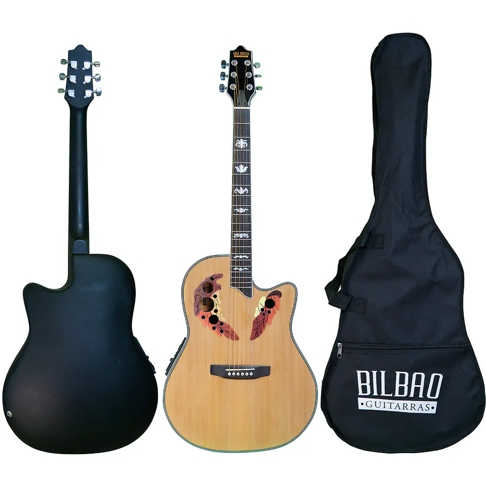 Guitarra Electroacústica Bilbao BIL-800CE-NT + Funda 1
