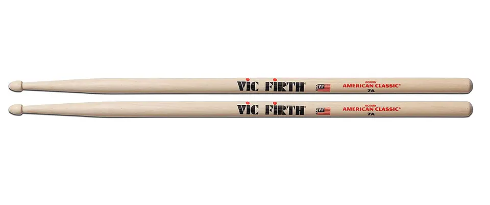 Baquetas Vic Firth 7A American Classic Punta de Madera 1