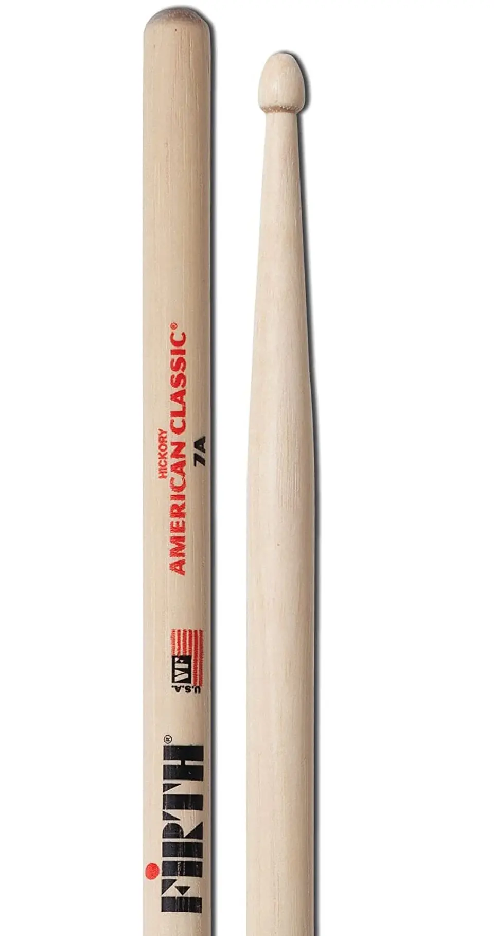 Baquetas Vic Firth 7A American Classic Punta de Madera 2