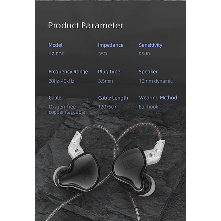 Audífono EDC KZ