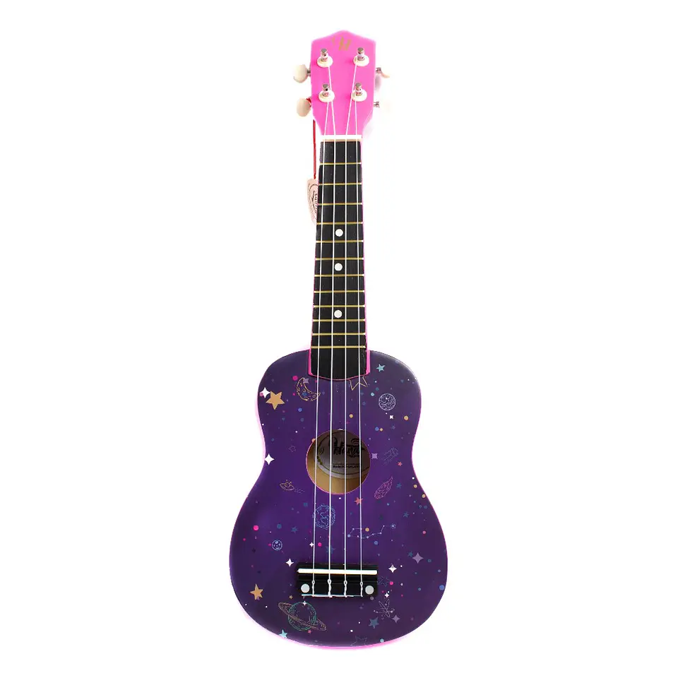 Ukelele Sopra Hana Galaxy con cuerdas Aquila+Funda HN-Galaxy 1
