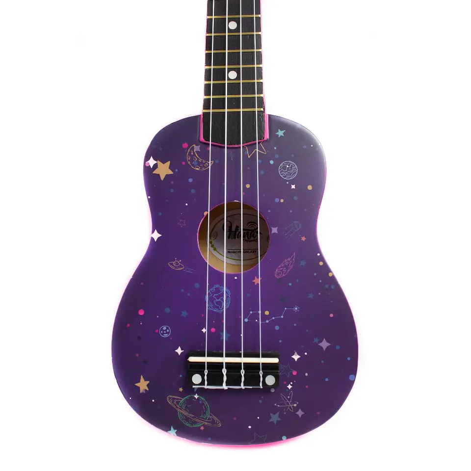 Ukelele Sopra Hana Galaxy con cuerdas Aquila+Funda HN-Galaxy 2