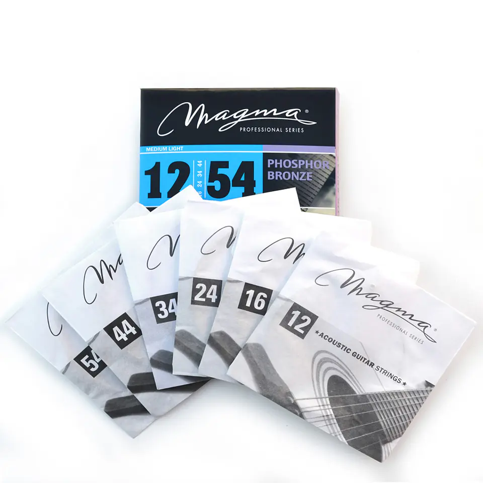 Set Cuerdas Guitarra Acustica GA140PB Magma 4