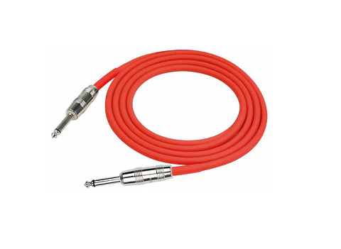 Cable Para Instrumento Rojo Plug Kirlin 3 Metros Ipcv-241-3