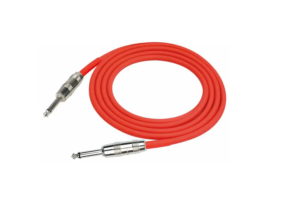 Cable Para Instrumento Rojo Plug Kirlin 3 Metros Ipcv-241-3 1
