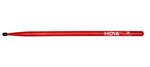 Baquetas Vic Firth 2B NOVA Red Punta de Nylon