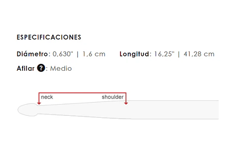 Baquetas Vic Firth 2B NOVA Red Punta de Nylon