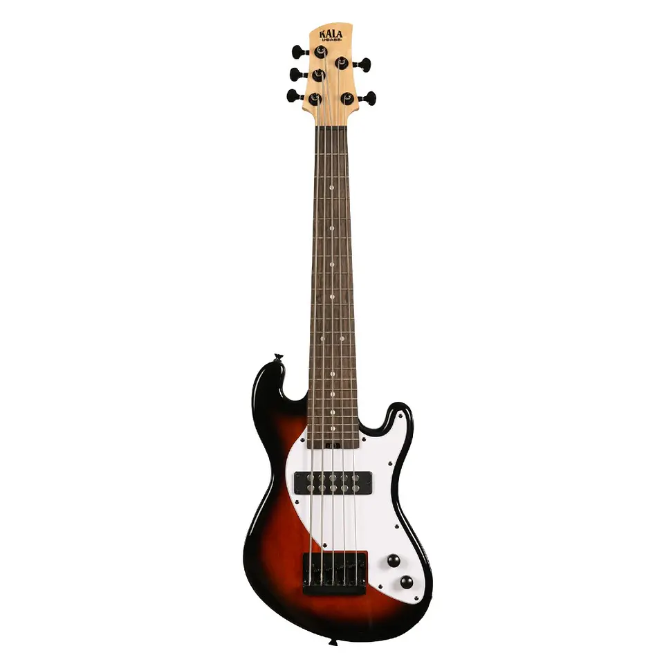U-Bass Sólido 5 Cuerdas Fretted Marron Burst Kala 1
